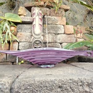 vintage Murano glass centerpiece bowl